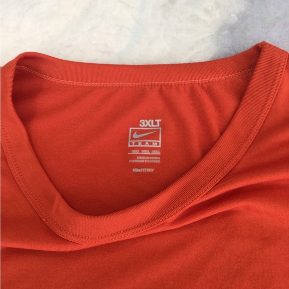 Nike Men’s Oregon State Basketball Dri-Fit T-shirt.  Size 3 XLT Orange Big/Tall - Picture 2 of 5